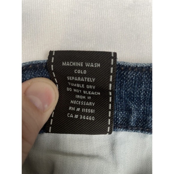 Seven 7 For All Mankind Bootcut Low Rise Jeans Women’s Size 28 Raw Hem​ - Picture 11 of 12